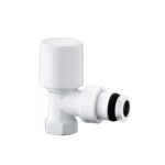 1124 | Valvola a squadra termostatizzabile per tubo ferro