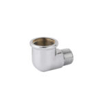 Raccordo curvo cromato