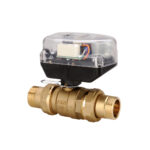 342 | Valvola di zona a sfera a due vie completa di servocomando con relè