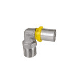 454 | Raccordo a pressare SEMPIGAS® curvo maschio