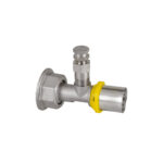 Raccordo a pressare sempigas con attacco contatore gas