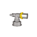 465 | Raccordo a pressare SEMPIGAS® per attacco contatore gas con valvola di sfiato