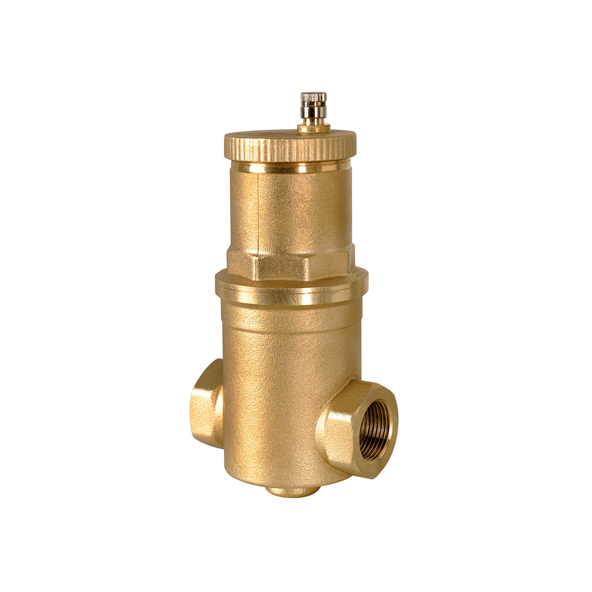 High capacity deaerator, for heating/conditioning systems