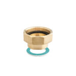 796 | Bocchettone sede piana completo di calotta girevole e guarnizione