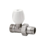 814 | Valvola diritta per collegamento tubo Rame, Multristrato, Pe-x