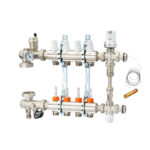 Pre-assembled group for radiant panel systems