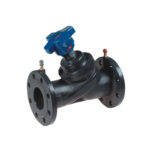 C301 | Valvola di taratura e bilanciamento con attacchi flangiati - Volantino con display di taratura