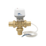 Valvola di zona deviatrice con attuatore elettrotermico