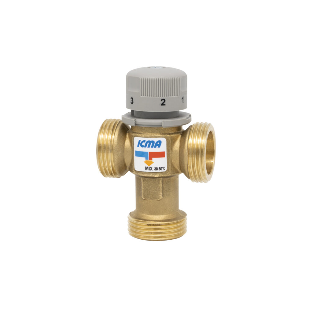 Miscelatore termostatico tre vie