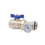 216 | Full bore straight ball valve with revolving connection - Thermometer included - Image 2