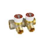 227 - 228 - 229 | Collettore semplice assiemabile completo di valvole di intercettazione