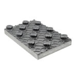 Теплоизоляционная фигурная панель из полиэстера с графитом