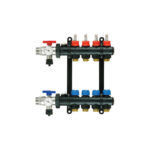 TP01 | Коллектор из технополимера с терморегулирующими вентилями и расходомерами