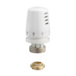 1097 | Testa termostatica ICMA M30x1,5 + ghiera di adattamento per valvole termostatiche FAR®