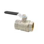 353 | Valvola a sfera - Filettatura F/F - Leva in acciaio