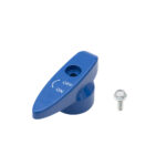 Leva alluminio + Vite M4 per rubinetto da giardino 598