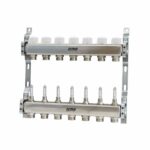 K074 | Stainless steel manifold kit with manual/thermostatic regulation and shutoff and flow regulators - M30